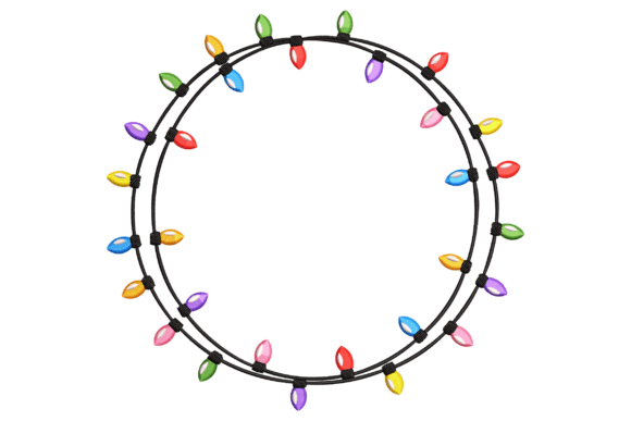 Christmas Light Circle