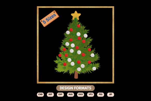 Christmas Tree Embroidery Design Review