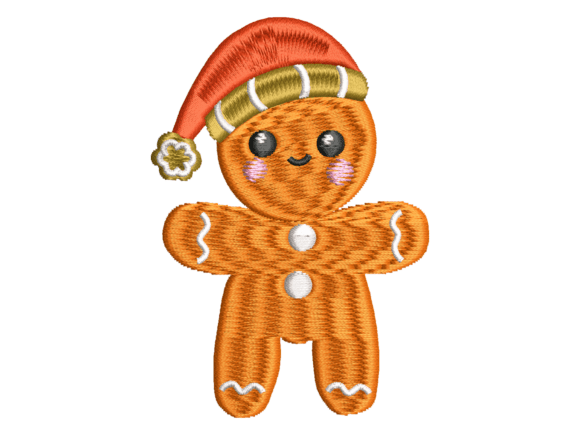 Gingerbread Bear Embroidery Design