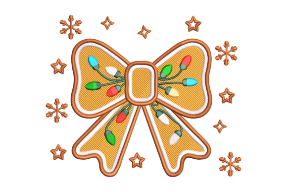 Gingerbread Bow Embroidery Review
