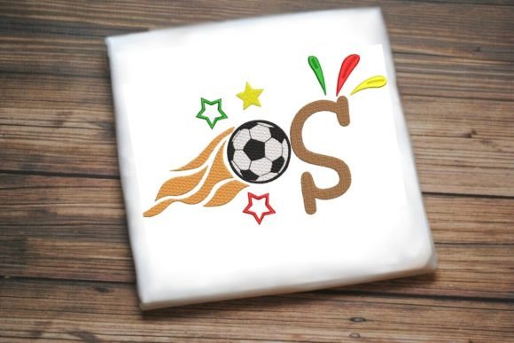 S Letter Soccer Ball Alphabet