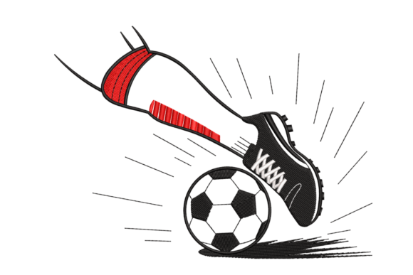 Soccer Kick Action